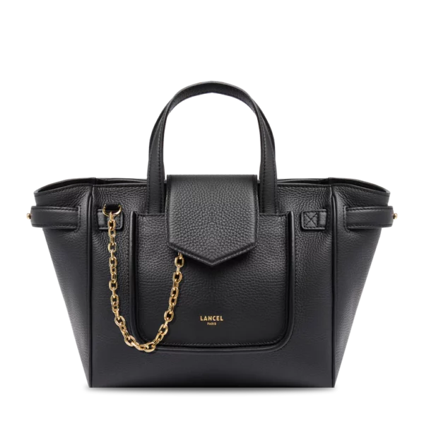 Sac à main Théa S cuir Lancel - noir