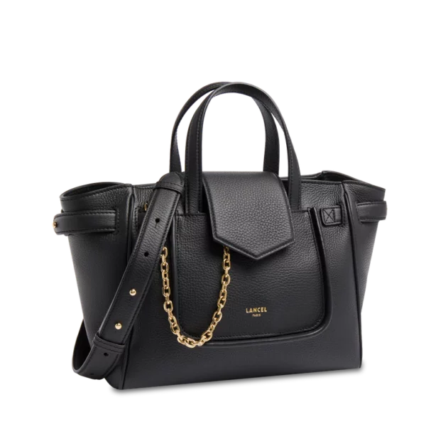 Sac à main Théa S cuir Lancel - noir