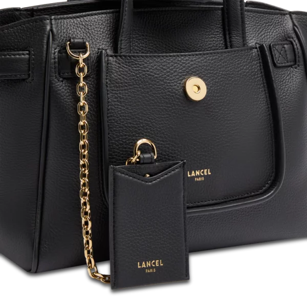 Sac à main Théa S cuir Lancel - noir