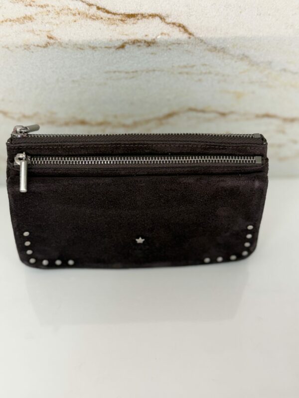 Portefeuille femme Odie L cuir Mila Louise brun