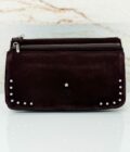 Portefeuille femme Odie L cuir Mila Louise rouge/bordeaux