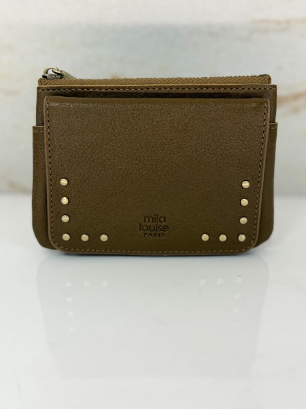 Portefeuille Odie CC Mila Louise cuir ocre