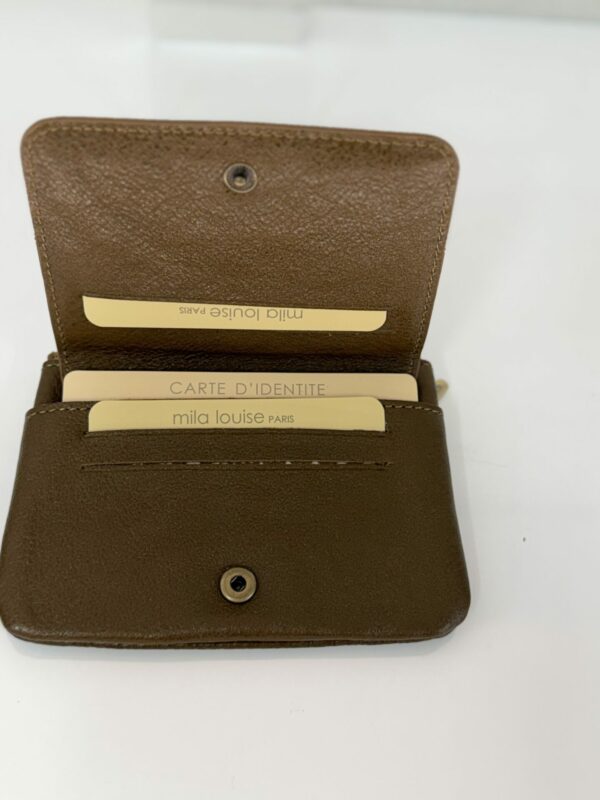 Portefeuille Odie CC Mila Louise cuir ocre