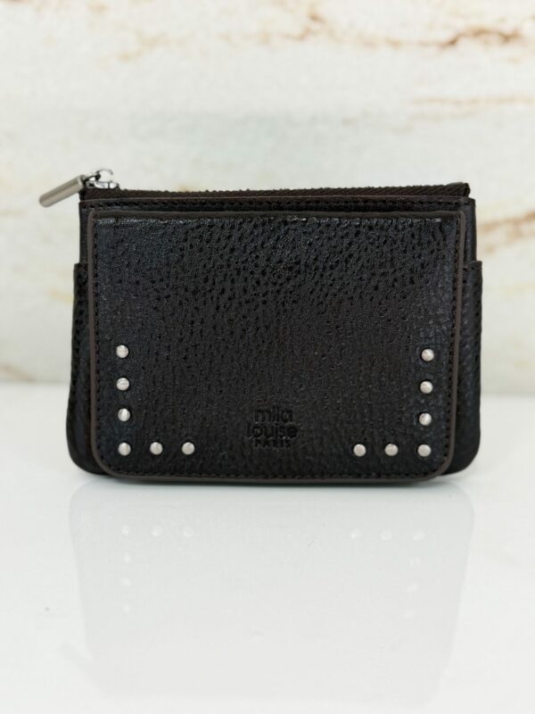Portefeuille Odie CC Mila Louise cuir brun