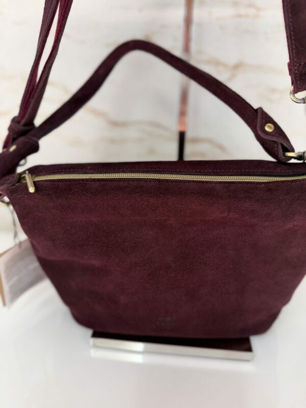 Sac besace/bandoulière Maey V Mila Louise rouge/bordeaux