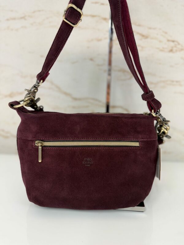 Sac besace/bandoulière Maey V Mila Louise rouge/bordeaux