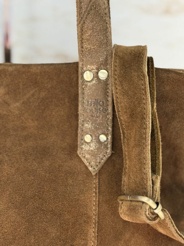 Sac cabas Nicole XS VS Mila Louise ocre
