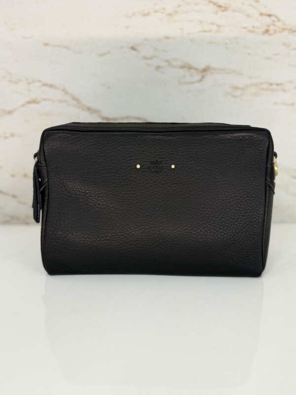 Sac besace Mama L C1 Mila Louise cuir noir