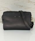 Sac besace Mama L C1 Mila Louise cuir noir