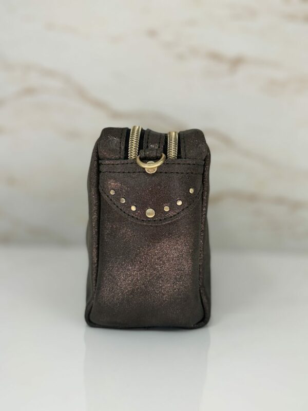 Sac besace Mama X effet pailleté Mila Louise kaki