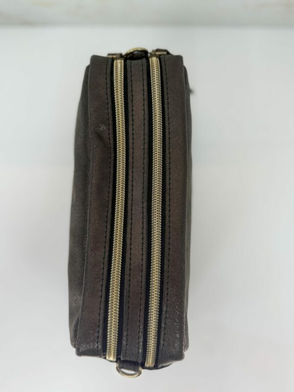 Sac besace Mama X effet pailleté Mila Louise kaki