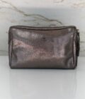 Sac besace Mama X effet pailleté Mila Louise gris