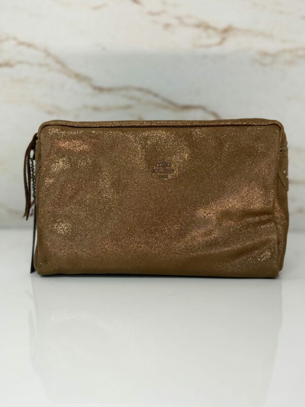 Sac besace Mama X effet pailleté Mila Louise ocre
