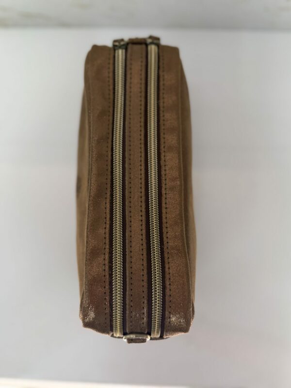 Sac besace Mama X effet pailleté Mila Louise ocre