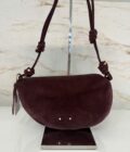 Sac besace/bandoulière Ové V Mila Louise rouge/bordeaux