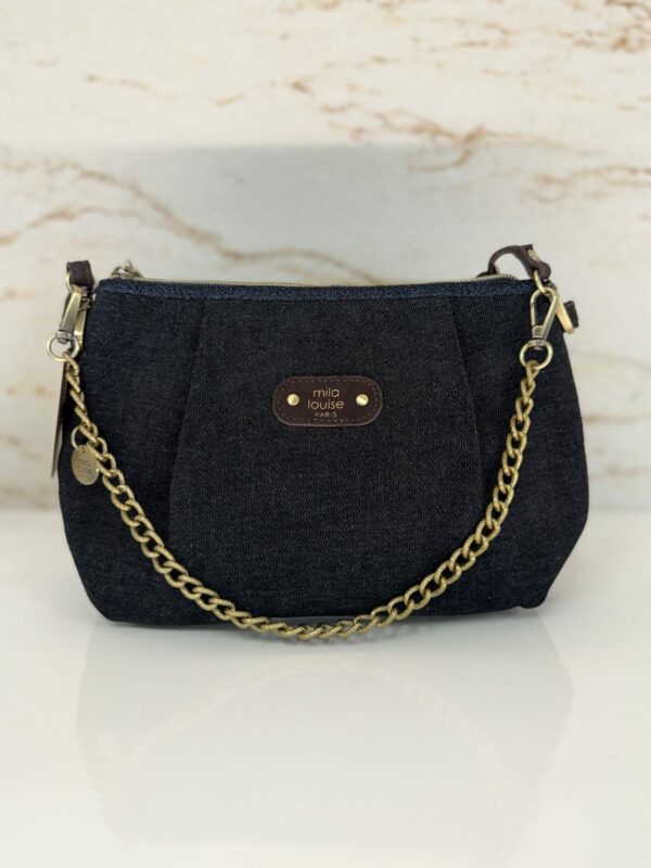 Sac pochette porté travers Mata JN4 Mila Louise brun