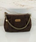 Sac pochette porté travers Mata JN4 Mila Louise ocre