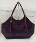 Sac cabas Malya JN4 Mila Louise rouge bordeaux