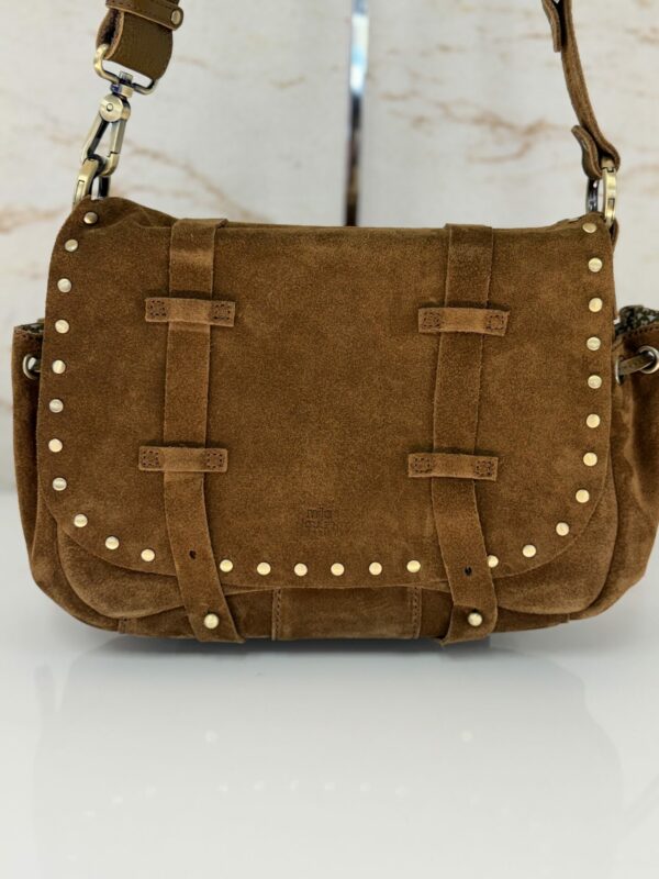 Sac besace bandoulière Tess VCC Mila Louise ocre