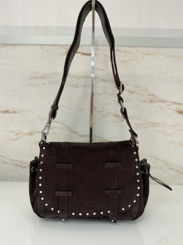 Sac besace bandoulière Tess VCC Mila Louise brun