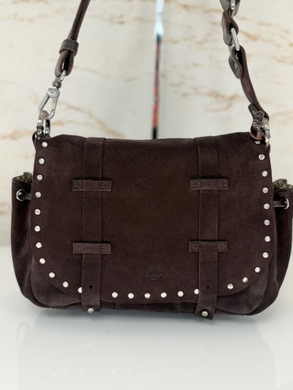 Sac besace bandoulière Tess VCC Mila Louise brun