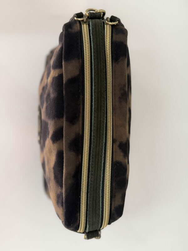 Sac bandoulière Mama LP3 léopard Mila Louise kaki