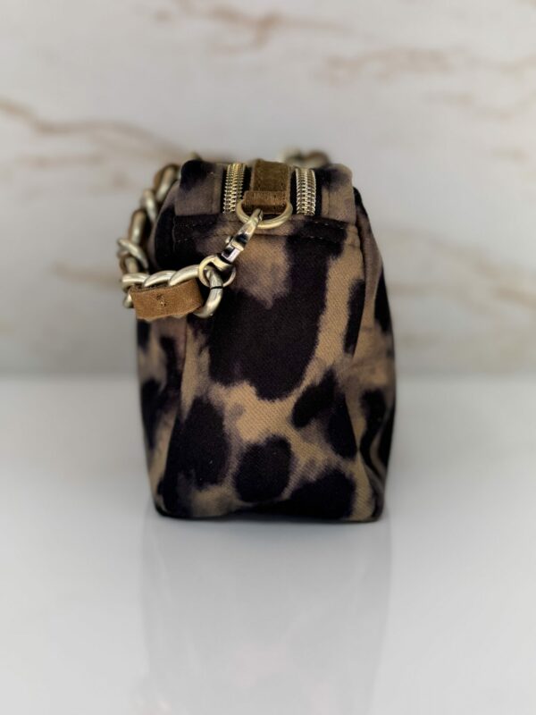 Sac bandoulière Mama LP3 léopard Mila Louise ocre