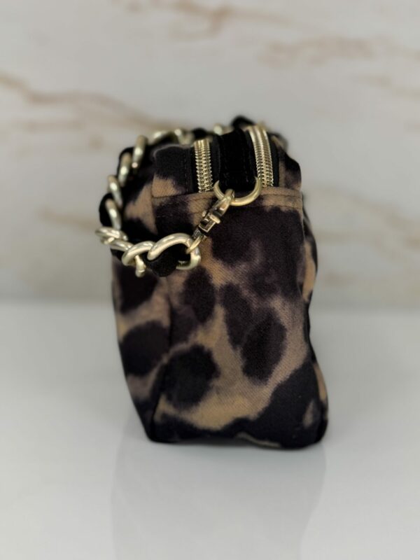 Sac bandoulière Mama LP3 léopard Mila Louise noir