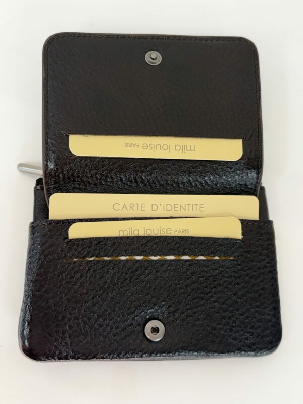 Portefeuille Odie CC Mila Louise cuir brun