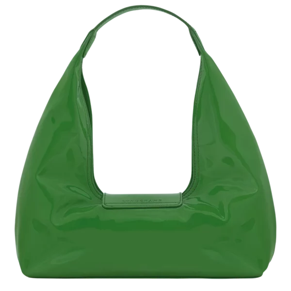 Sac porté épaule M Le Pliage Xtra cuir Longchamp matcha