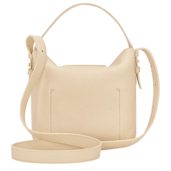 Sac seau S Le Cadence Cuir - Longchamp - vanille
