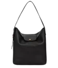 Sac porté épaule L Le Cadence Cuir - Longchamp - noir