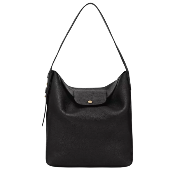 Sac porté épaule L Le Cadence Cuir - Longchamp - noir