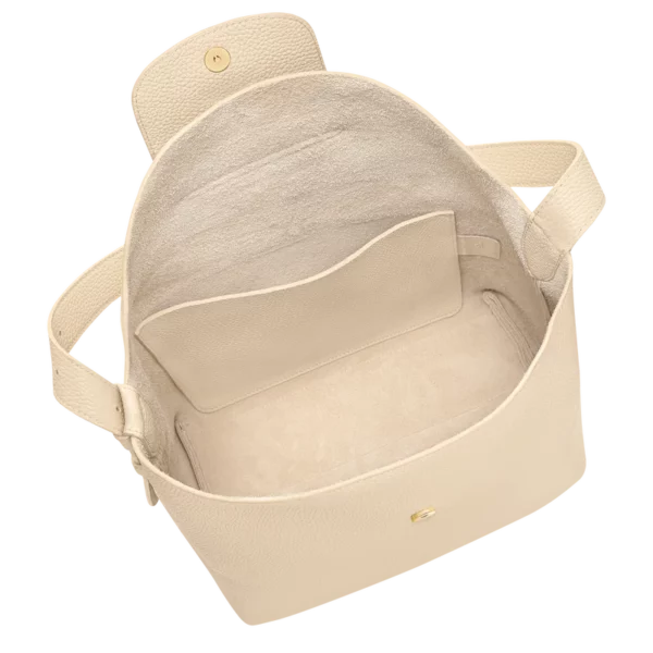 Sac porté épaule L Le Cadence Cuir - Longchamp - vanille