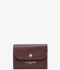 Portefeuille femme cuir Sierra Lancaster bordeaux foncé