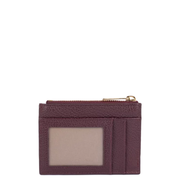 Porte-cartes Dune Lancaster bordeaux foncé