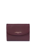 Portefeuille dos à dos femme cuir Dune Lancaster bordeaux foncé