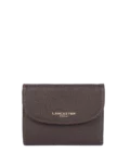 Portefeuille dos à dos femme cuir Dune Lancaster marron foncé