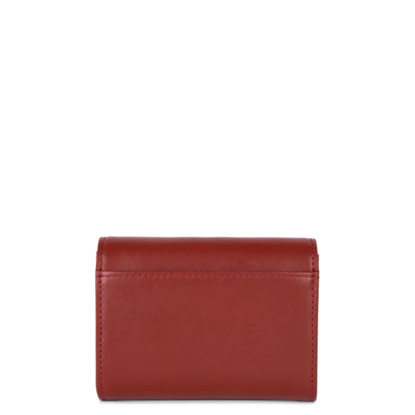 Portefeuille Paris PM cuir Lancaster carmin