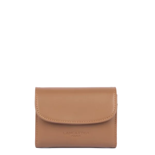 Portefeuille Paris PM cuir Lancaster praline