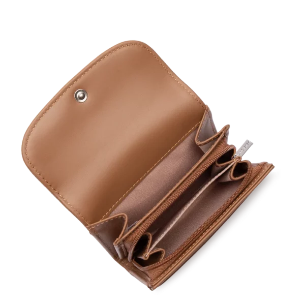 Portefeuille Paris PM cuir Lancaster praline