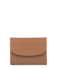 Portefeuille dos à dos femme cuir Paris PM Lancaster noisette