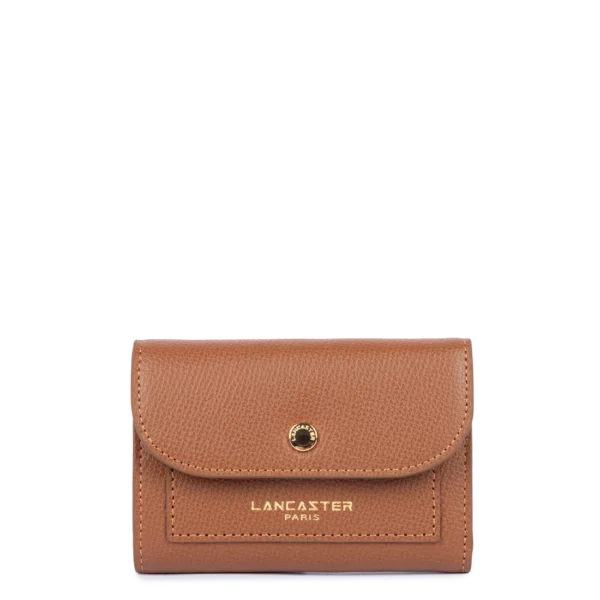Portefeuille femme cuir Sierra Lancaster camel