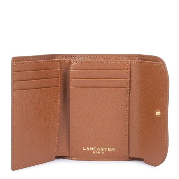 Portefeuille femme cuir Sierra Lancaster camel