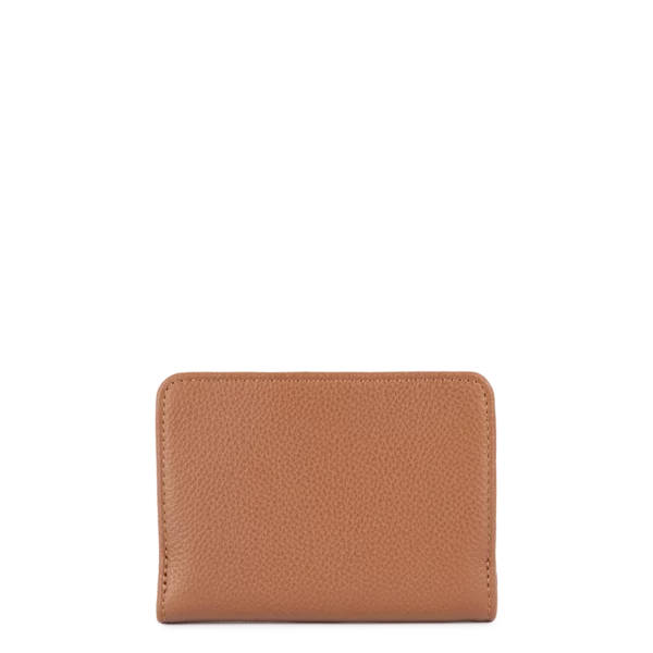 Portefeuille femme cuir Milano Ana Lancaster camel