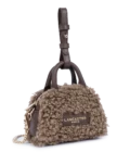 Mini sac à main Moumoute Lancaster marron