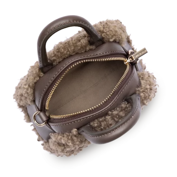Mini sac à main Moumoute Lancaster marron