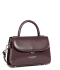 Sac à main Suave Even cuir Lancaster bordeaux foncé