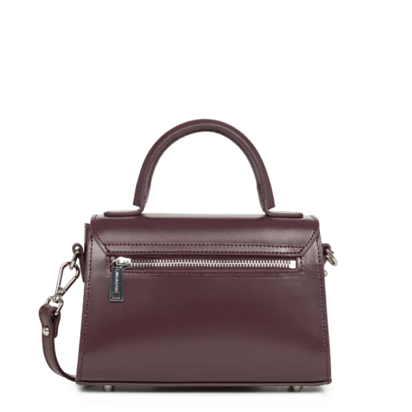 Sac à main Suave Even cuir Lancaster bordeaux foncé