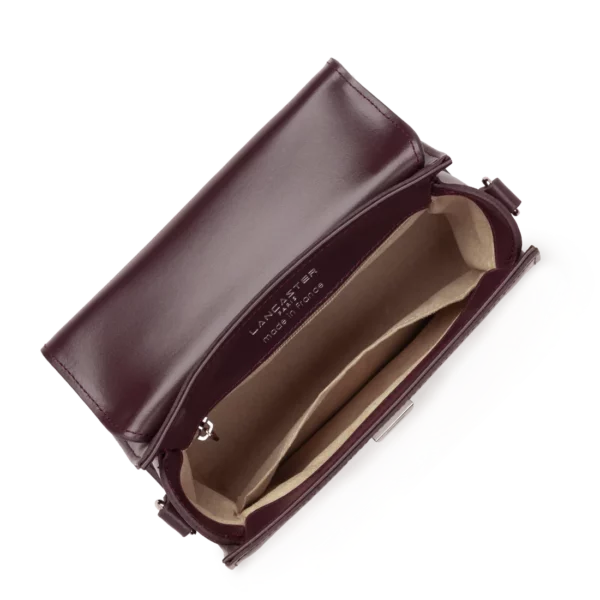 Sac à main Suave Even cuir Lancaster bordeaux foncé